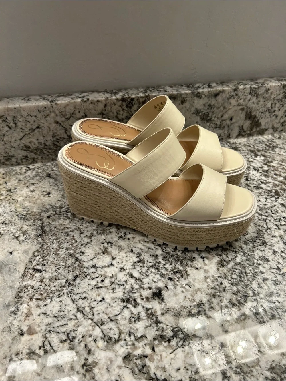 Sam edelman Luca Espadrille platform wedge sandals Size 8